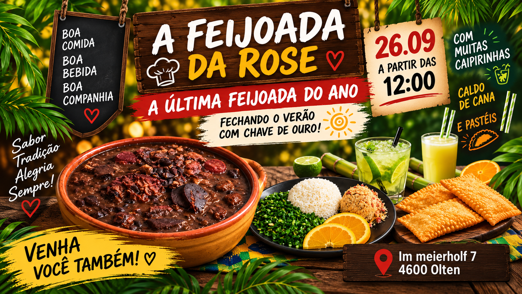 Feijoada da Rose – authentisches brasilianisches Essen und Hallenminigolf in Olten
